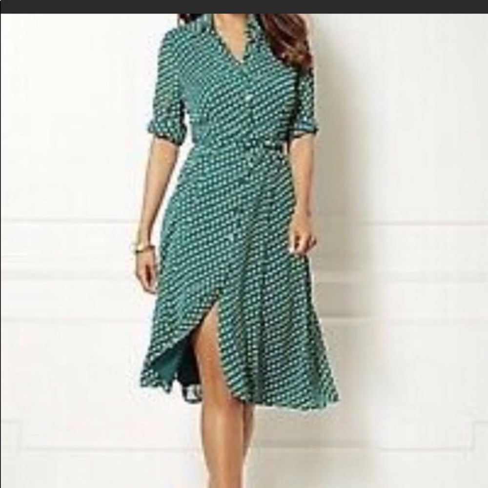 Beautiful Eva Mendez dress polka dot